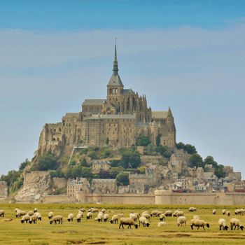 Fotografía titulada "Mont Saint - Michel…" por Boris Davidovich, Obra de arte original, Fotografía digital