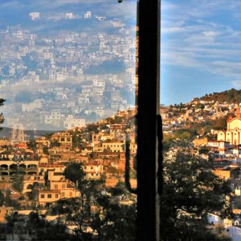 Fotografie getiteld "Window. Taxco. #7.…" door Boris Davidovich, Origineel Kunstwerk, Digitale fotografie