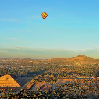 Фотография под названием "Teotihuacan. 5:00 i…" - Boris Davidovich, Подлинное произведение искусства, Цифровая фотография
