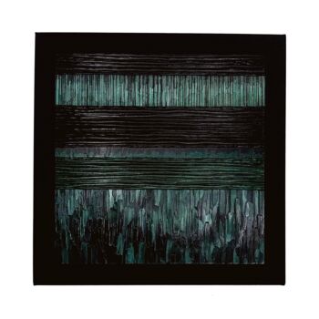 Malerei mit dem Titel "Jungle Nebula" von Bnsy, Original-Kunstwerk, Acryl Auf Keilrahmen aus Holz montiert