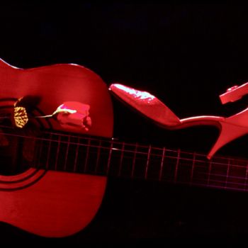Photography titled "Flamenco Red" by Bob Gordon, Original Artwork, Non Manipulated Photography