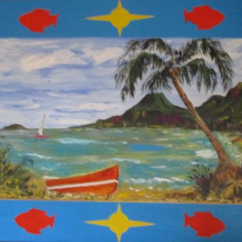 Pittura intitolato "Mayotte." da Roberto Urbano, Opera d'arte originale, Olio