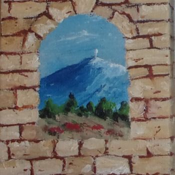 Painting titled "Le Ventoux" by Roberto Urbano, Original Artwork, Oil