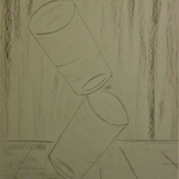 Dessin intitulée "Equilibre" par Roberto Urbano, Œuvre d'art originale, Crayon
