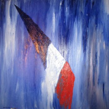 Pittura intitolato "France" da Roberto Urbano, Opera d'arte originale, Olio