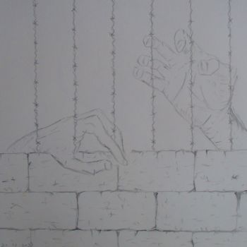Drawing titled "Evasion" by Roberto Urbano, Original Artwork, Pencil