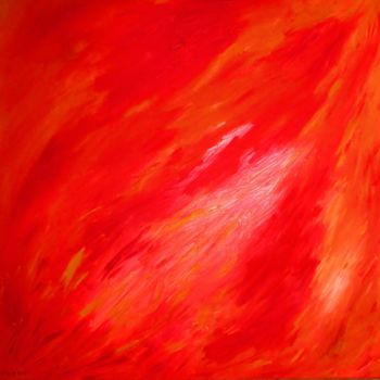 Peinture intitulée "El Fuego" par Roberto Urbano, Œuvre d'art originale, Huile