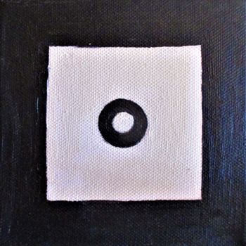Painting titled "Blanco y Negro." by Roberto Urbano, Original Artwork, Oil