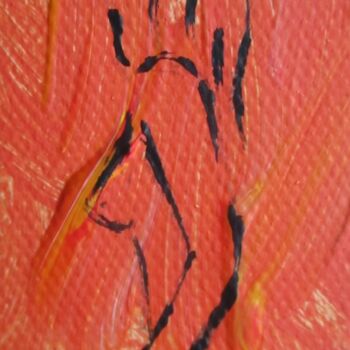 Peinture intitulée "Féminin nu." par Roberto Urbano, Œuvre d'art originale, Acrylique