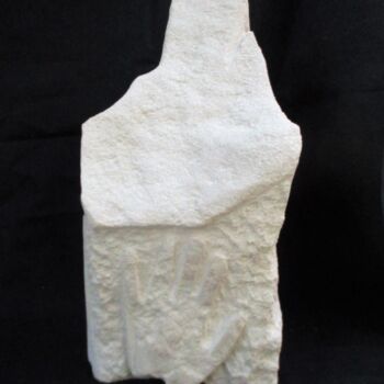 Sculpture titled "La mano de dios" by Roberto Urbano, Original Artwork, Stone