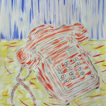 "Téléphone moi !" başlıklı Tablo Roberto Urbano tarafından, Orijinal sanat, Suluboya