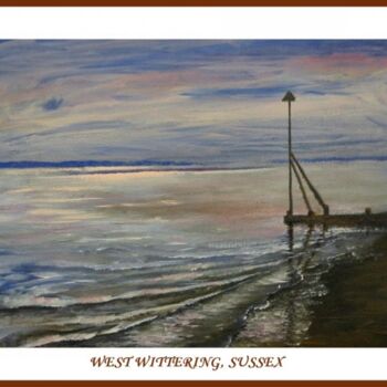 Painting titled "evening , west witt…" by Bob Payne, Original Artwork