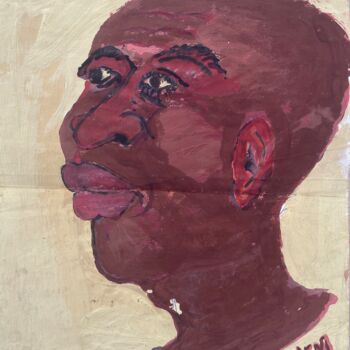 Картина под названием "Man" - Bob Usoroh, Подлинное произведение искусства, Масло