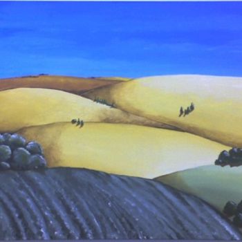 Painting titled "Landscape" by Bobbie, Original Artwork