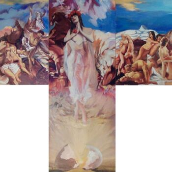 Картина под названием ""Апофєоз в Арафі"" - Bogdan Burak, Подлинное произведение искусства, Масло