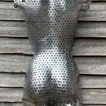 Sculpture titled "Sophia" by Bogdan Gligan, Original Artwork, Metals