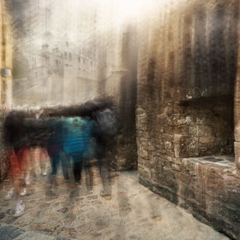 Photography titled "Chemin des ramparts" by Bogdan Kotewicz, Original Artwork, Digital Photography Mounted on Aluminium