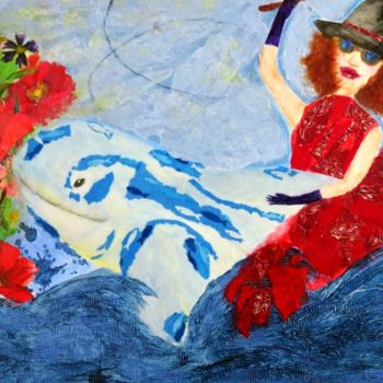Pintura intitulada "summer dream" por Bogner Eva, Obras de arte originais, Acrílico