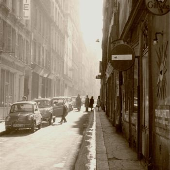 Fotografia intitulada "rue de l'échaudé Pa…" por Jean Louis Boguet, Obras de arte originais