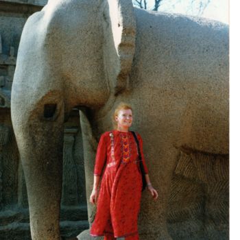 Photographie intitulée "Mammalapuram" par Jean Louis Boguet, Œuvre d'art originale