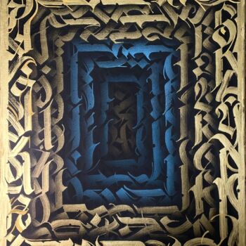 "Abstractions of yel…" başlıklı Tablo Bohdan Samsonov tarafından, Orijinal sanat, Akrilik Ahşap Sedye çerçevesi üzerine mont…
