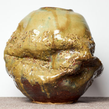 Escultura intitulada "Ceramic vase 001" por Bohdan Beley, Obras de arte originais, Cerâmica