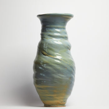 Skulptur mit dem Titel "Ceramic vase 005" von Bohdan Beley, Original-Kunstwerk, Keramik