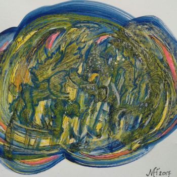 Pittura intitolato "20170801-175048-2.j…" da Marianne Huizinga, Opera d'arte originale