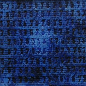 Peinture intitulée "Bleu-nuit" par Christian Boillon, Œuvre d'art originale