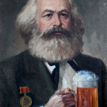 Картина под названием "Карл Фридрих Маркс" - Александр Ботвинов, Подлинное произведение искусства