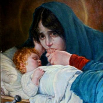 Картина под названием "Мария" - Александр Ботвинов, Подлинное произведение искусства