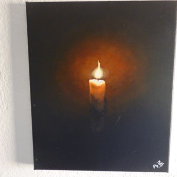 Painting titled "Light of Hope" by Bom Art, Original Artwork, Acrylic