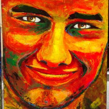 Pintura titulada "liam payne - one di…" por Borizio, Obra de arte original, Oleo