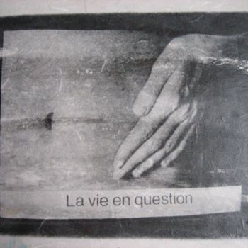 Gravures & estampes intitulée "La vie en question" par Bonbouton, Œuvre d'art originale