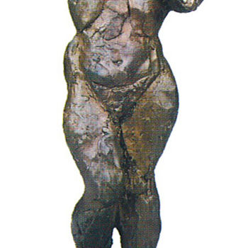 Скульптура под названием "SAPECA" - Barake Sculptor, Подлинное произведение искусства, Металлы