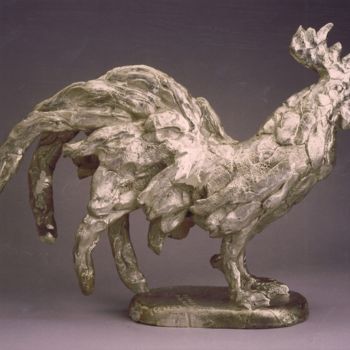 제목이 "COQ JAPONAIS  ARGEN…"인 조형물 Barake Sculptor로, 원작, 금속