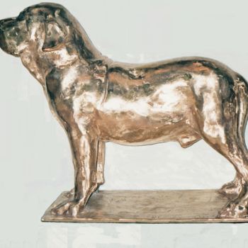 Sculpture titled "FILA BRASILEIRO" by Barake Sculptor, Original Artwork, Metals