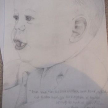 Drawing titled "Baby 2" by Bonquita, Original Artwork
