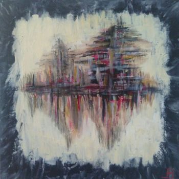 Malerei mit dem Titel "Reflet" von Tylane Bordes, Original-Kunstwerk, Acryl