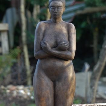 Sculpture intitulée "Sonia" par Pascal Borgo, Œuvre d'art originale, Terre cuite