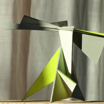 Sculpture intitulée "Timée 2" par Pascal Borgo, Œuvre d'art originale, Bois