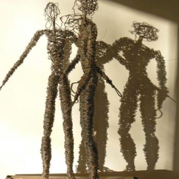 Sculpture intitulée "dans tes yeux" par Pascal Borgo, Œuvre d'art originale