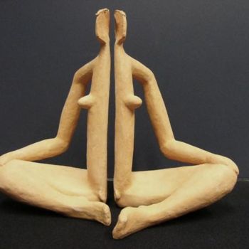 Sculpture intitulée "1 égal 2" par Pascal Borgo, Œuvre d'art originale