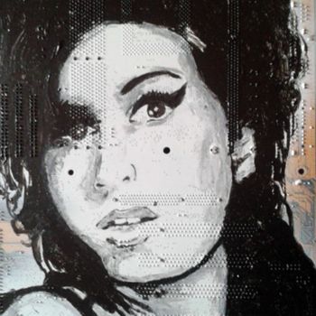 제목이 "Winehouse"인 미술작품 Boriani 2.0로, 원작, 기름