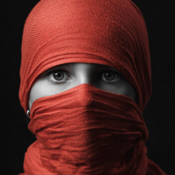 Photography titled "headscarf" by Boris Belkania, Original Artwork, Digital Photography