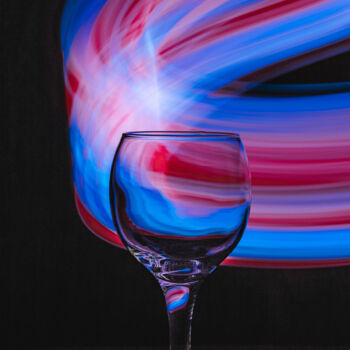 Fotografie getiteld "wineglass" door Boris Belkania, Origineel Kunstwerk, Digitale fotografie