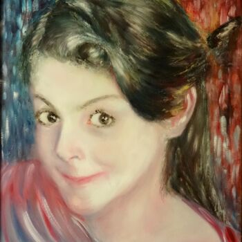 Painting titled "Polina" by Boris Deriy (Border), Original Artwork, Oil