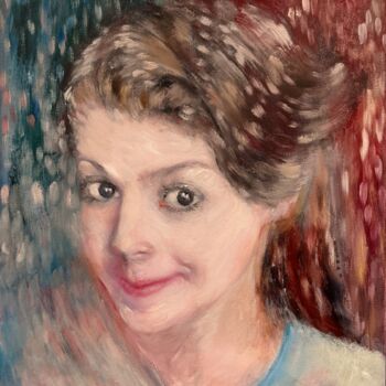 Painting titled "Polina a few years…" by Boris Deriy (Border), Original Artwork, Oil