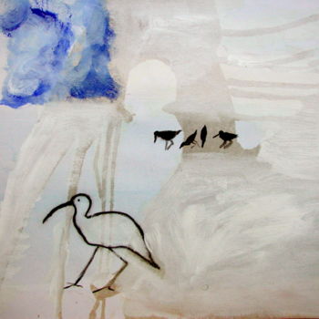 Painting titled "sea-birds.jpg" by Boris Kawliche, Original Artwork