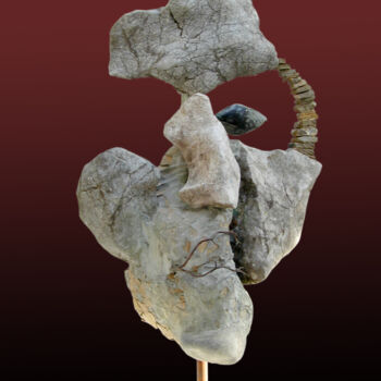 Sculpture titled "loneliness" by Boris Sarikov, Original Artwork, Stone